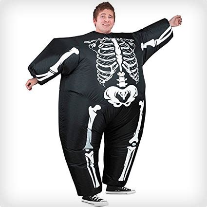 fat skeleton costume